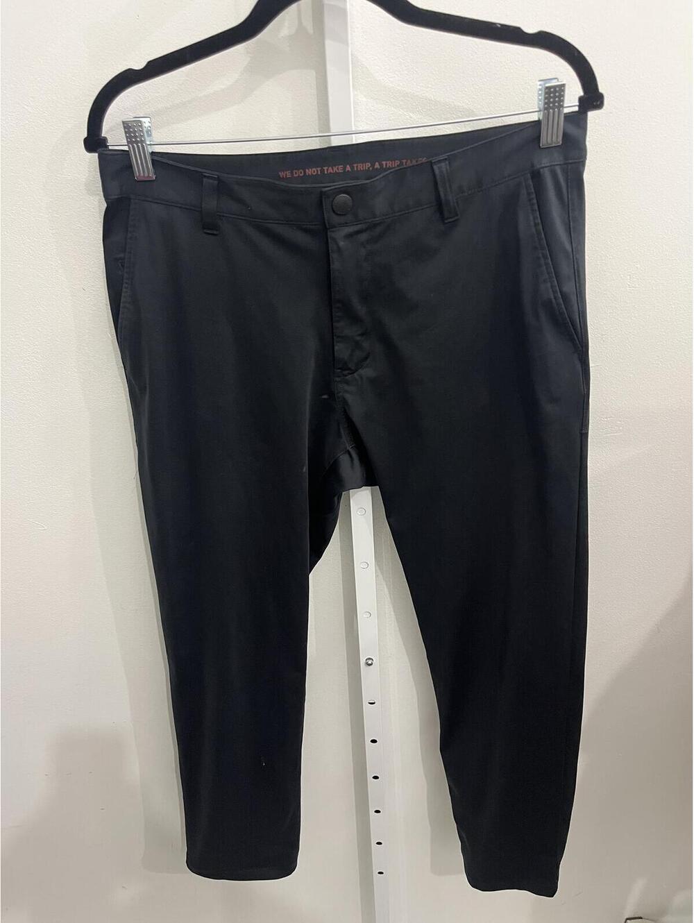 Rhone Black Slim Fit Pants